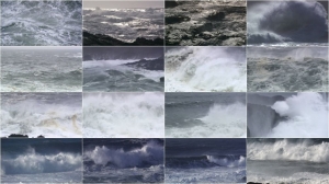 HD Footage. Storm Surf  (bão biển)